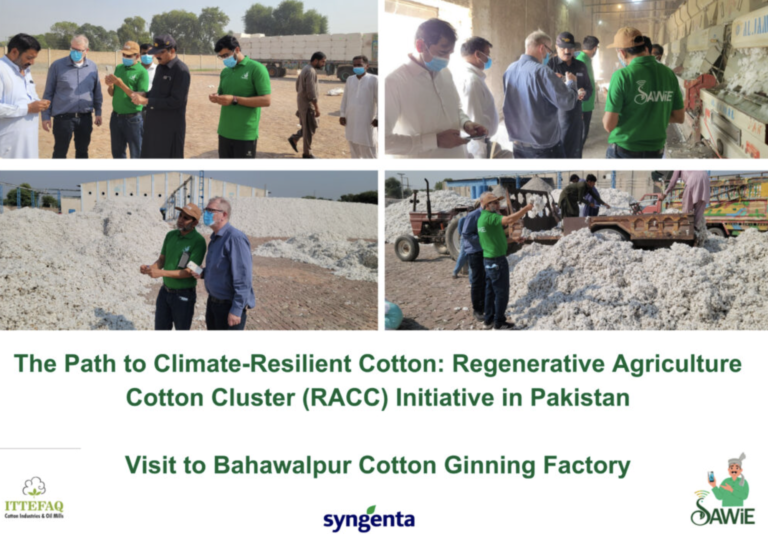 The Path to Climate-Resilient Cotton: Regenerative Agriculture Cotton Cluster (RACC) Initiative in Pakistan